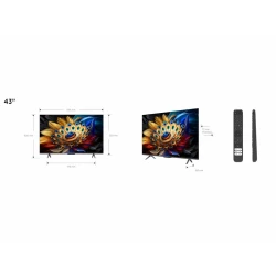 TCL 43"C655 4K QLED TVMotion Clarity 120HZ Google TVHDMI 2.1; 2.0 ONKYO Dolby Atmos - thumbnail 6