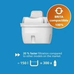 PHILIPS Filter za bokal, kompatibilan sa Brita bokalima AWP211/31 (3 filtera) - thumbnail 2