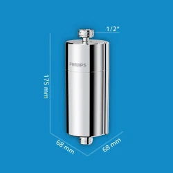 PHILIPS Filter za vodu u tušu AWP1775CH/10 - Kromiran, Uklanja klor, Štiti kožu - thumbnail 4