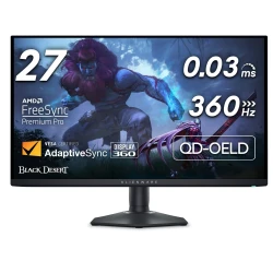 Alienware AW2725DF 27" QHD 360Hz Anti-Reflective Gaming Monitor - 2560x1440, 16:9, 1000:1, 400 cd/m2 - thumbnail 1