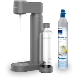 PHILIPS Aparat za pravljenje soda vode, sivi, ADD4901GR/10 - 60l/h, 2l spremnik, LED displej, automatsko isključivanje - thumbnail 1