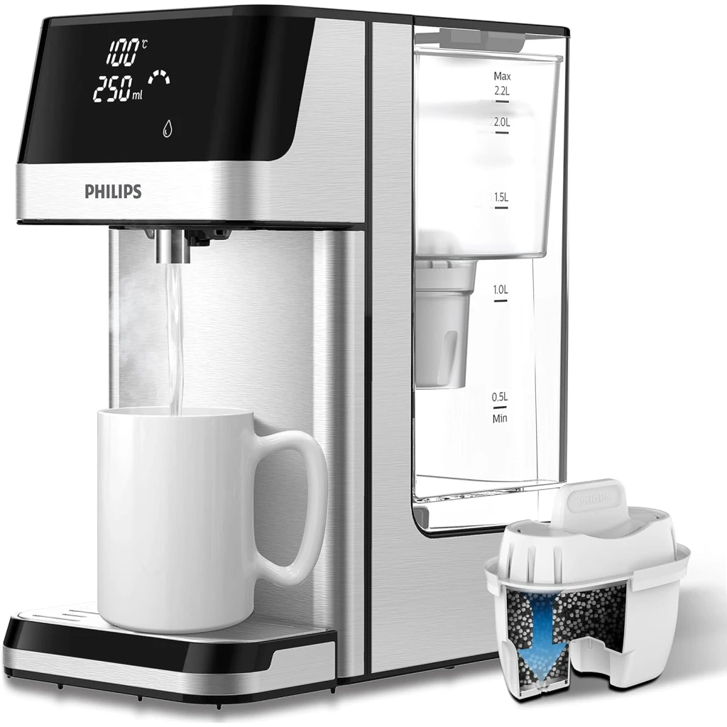 Philips Aparat za filtriranje i grijanje vode ADD5910M/10 - Brzo filtriranje, Toplomjer, Bez BPA, Zaštita od kamenca - image 1