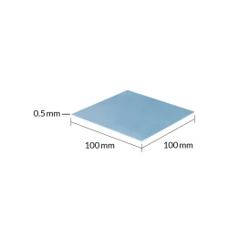 Arctic Thermal Pad TP-3 0.5mm 100x100mm, idealan za RAM, chipsets, i IC - thumbnail 2