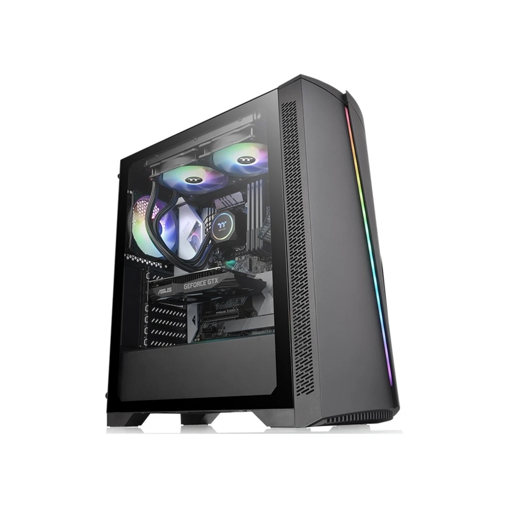 Thermaltake H350 TG RGB Mid tower, tempered glass, 1x 120mm Standard fan - image 1