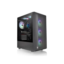 Thermaltake S200 TG ARGB Mid tower case, 3x ARGB 120mm Lite fan - thumbnail 1