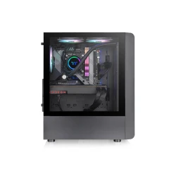 Thermaltake S200 TG ARGB Mid tower case, 3x ARGB 120mm Lite fan - thumbnail 3