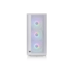 Thermaltake S200 TG ARGB Snow Mid tower, 3x ARGB 120mm Lite front fans - thumbnail 2