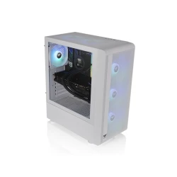 Thermaltake S200 TG ARGB Snow Mid tower, 3x ARGB 120mm Lite front fans - thumbnail 4