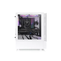 Thermaltake View 200 ARGB Snow Mid tower, tempered glass, 3x 120mm ARGB Lite fan - thumbnail 3
