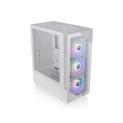 Thermaltake View 200 ARGB Snow Mid tower, tempered glass, 3x 120mm ARGB Lite fan - thumbnail 4
