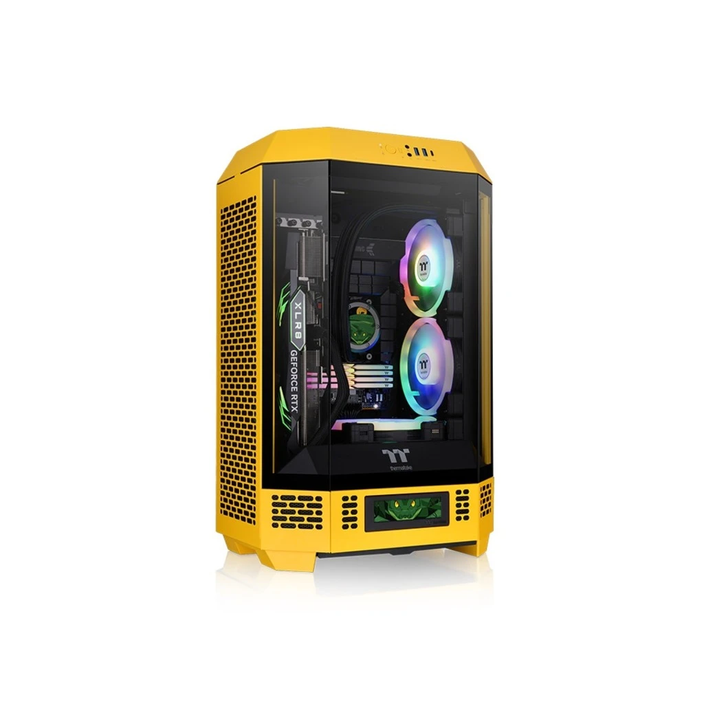 Thermaltake The Tower 300Bumblebee Yellow,  mATXMicro Tower Case - image 1