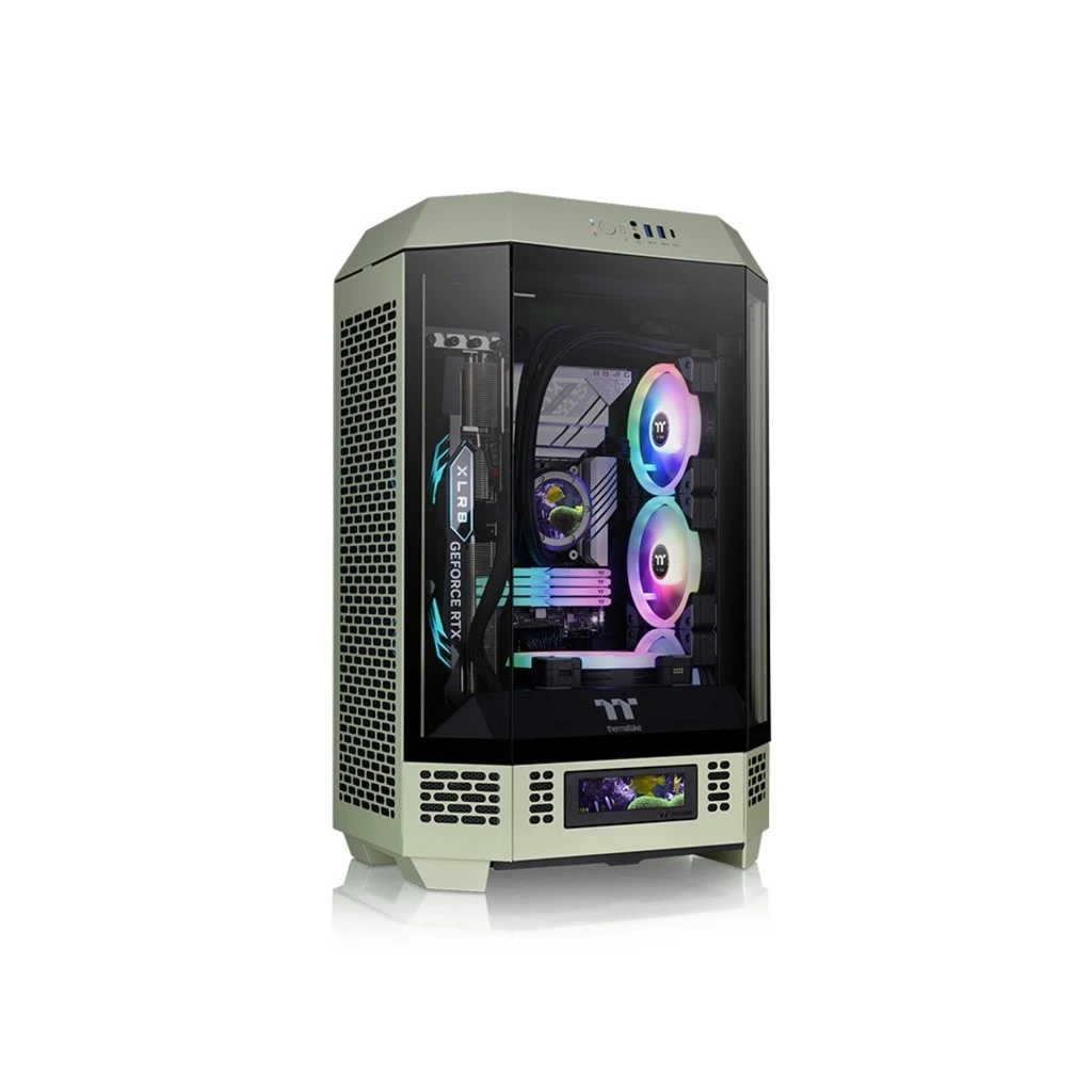Thermaltake The Tower 300Green, Micro Tower Case, mATX - image 1
