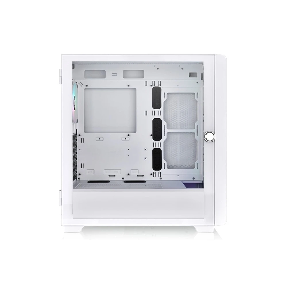 Thermaltake S250 TG ARGB SnowMid tower case, white,4x CT120 ARGB white fans - image 1