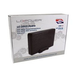 LC-Power USB3.0 Enclosure 3.5"LC-35U3-Hydra,aluminium&plastic - thumbnail 2