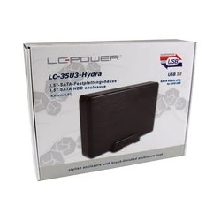 LC-Power USB3.0 Enclosure 3.5"LC-35U3-Hydra,aluminium&plastic - thumbnail 2