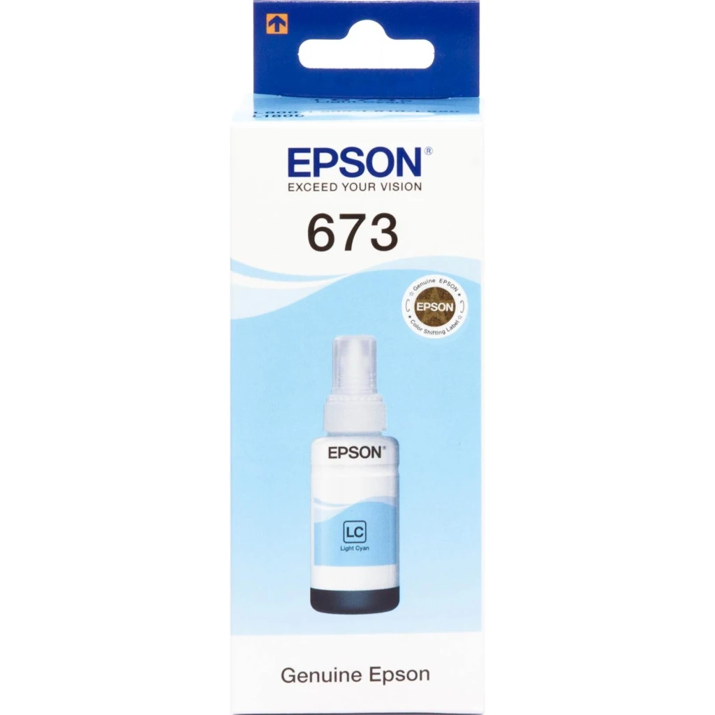 Epson EcoTank ITS T6735 Svijetlo Plava Tinta 70ml - Originalna, Visokokvalitetna, Izdržljiva, Štedljiva - image 1