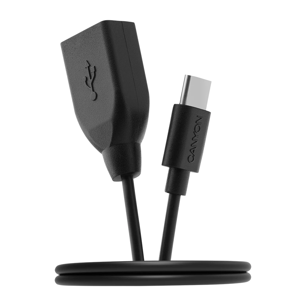CANYON cable UC-3 USB-A to USB-C 10W 0.3m Black - image 1