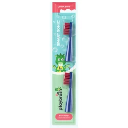 Playbrush Smart Sonic zam. gl. zamjenske glave Blue 2 kom u pakovanju - thumbnail 2
