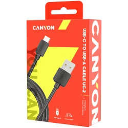 CANYON cable UC-2 USB-C 5W 1m Black - thumbnail 3