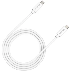 CANYON cable UC-44 USB-C to USB-C 240W 40Gbps 4k 1m White - thumbnail 1