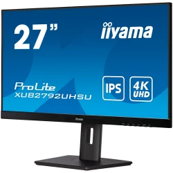 IIYAMA 27" IPS UHD Monitor 3840x2160 4K 4ms Podesivi Stalak 300cd/m² DVI HDMI DP - thumbnail 3