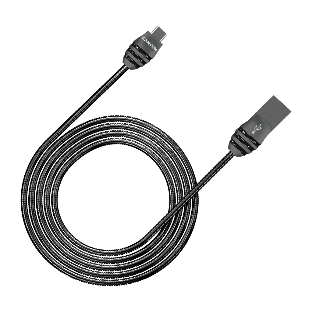 CANYON cable UC-5 USB-C 10W 1m Dark Grey - image 1