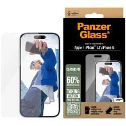 PanzerGlass Screen Protector iPhone 16 | Classic Fit - thumbnail 1