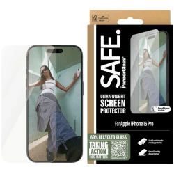 SAFE. by PanzerGlass Screen Protector iPhone 16 Pro | Ultra-Wide Fit - thumbnail 1