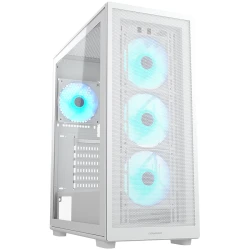 COUGAR MX220 RGB PC Kućište Mid Tower Bijelo - RGB ventilatori, filteri za prašinu, žičana kontrola - thumbnail 2