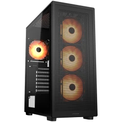 COUGAR MX220 RGB PC Kućište Mid Tower Crno - RGB rasvjeta, magnetna prednj - thumbnail 2