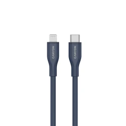 CANYON cable CLNM60 C-L 60W MFI 1m Silicon Blue - thumbnail 2
