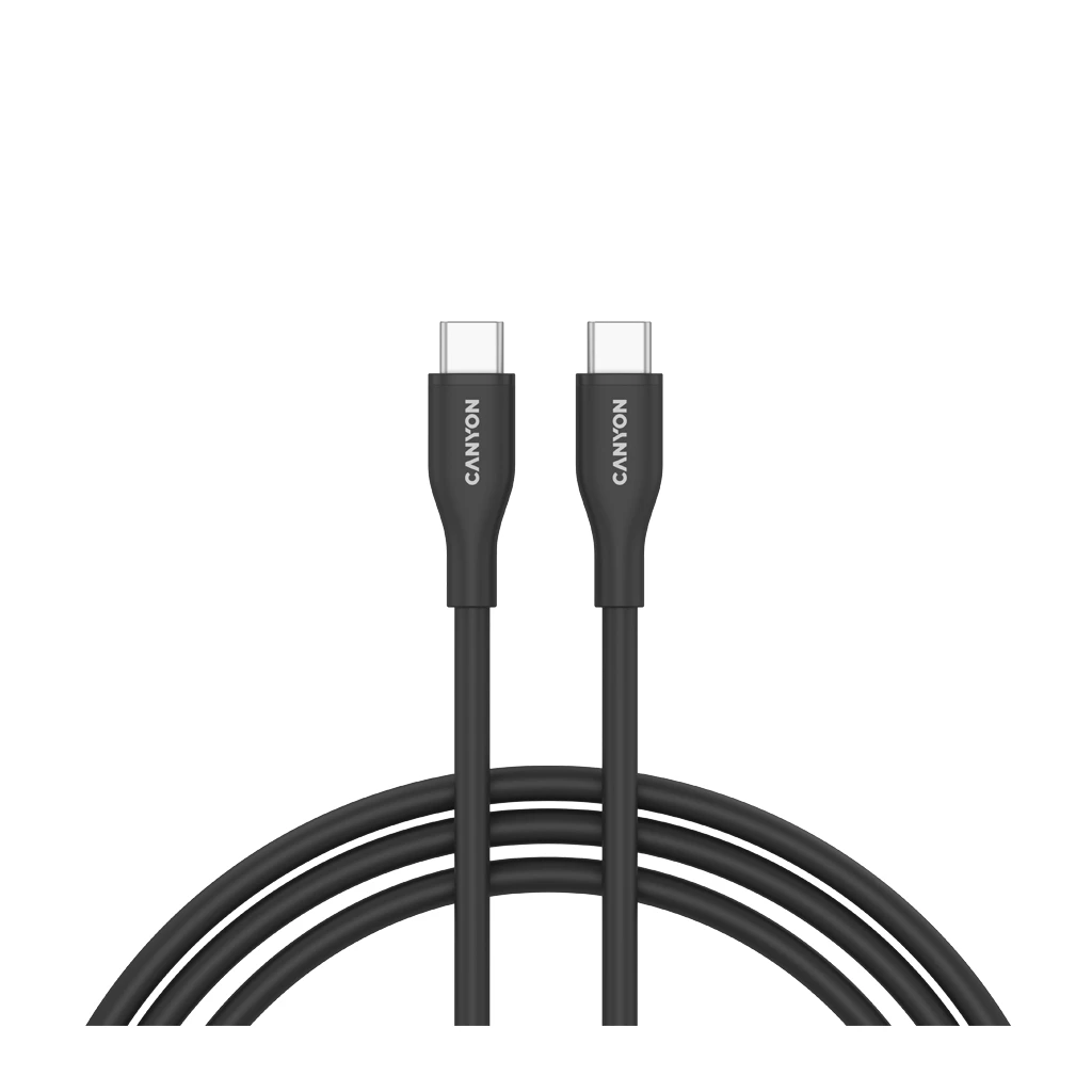 CANYON cable CC60SC10 C-C 60W 1m Silicon Black - image 1