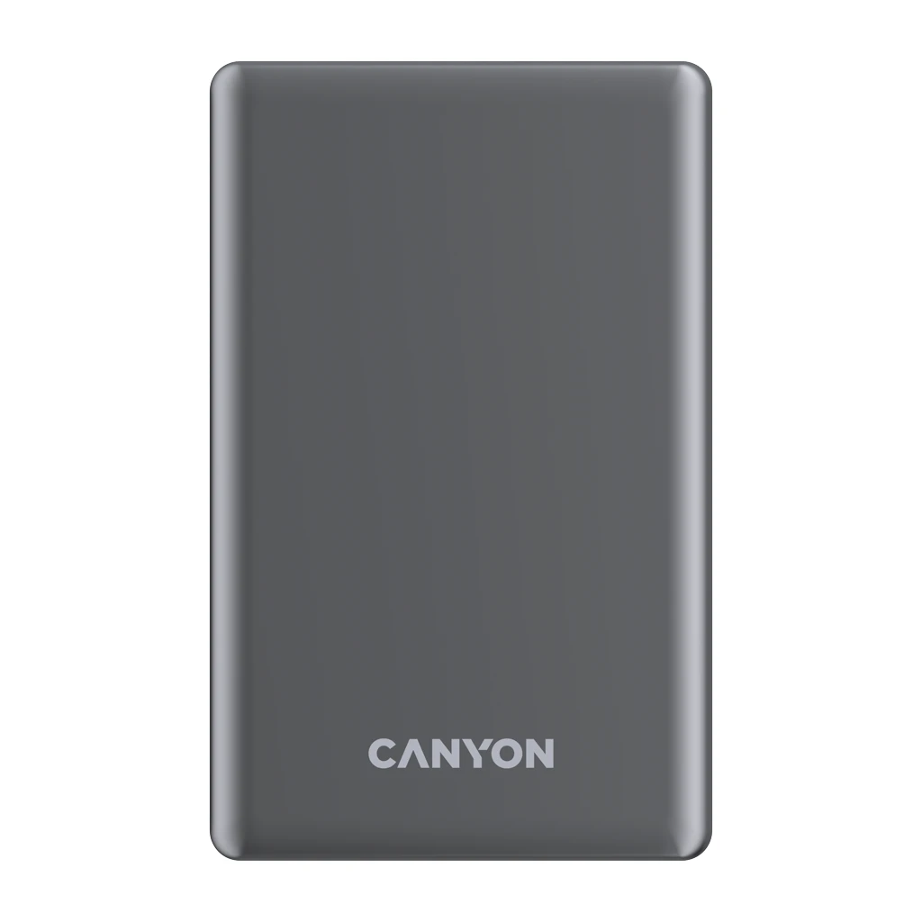 CANYON power bank OnPower 505 slim Magsafe 5000 mAh PD20W Dark Grey - image 1