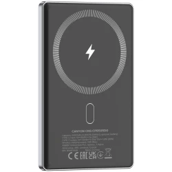 CANYON power bank OnPower 505 slim Magsafe 5000 mAh PD20W Dark Grey - thumbnail 4