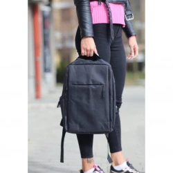 BORG Ruksak za Notebook S56 15,6" Crna - thumbnail 4