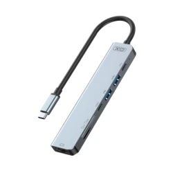 XO HUB008 USB Type-C Multi-hub 7in1 - thumbnail 1