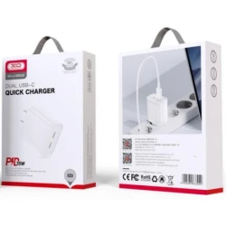 XO L105 35W Dual Type-C Fast Charger - thumbnail 2