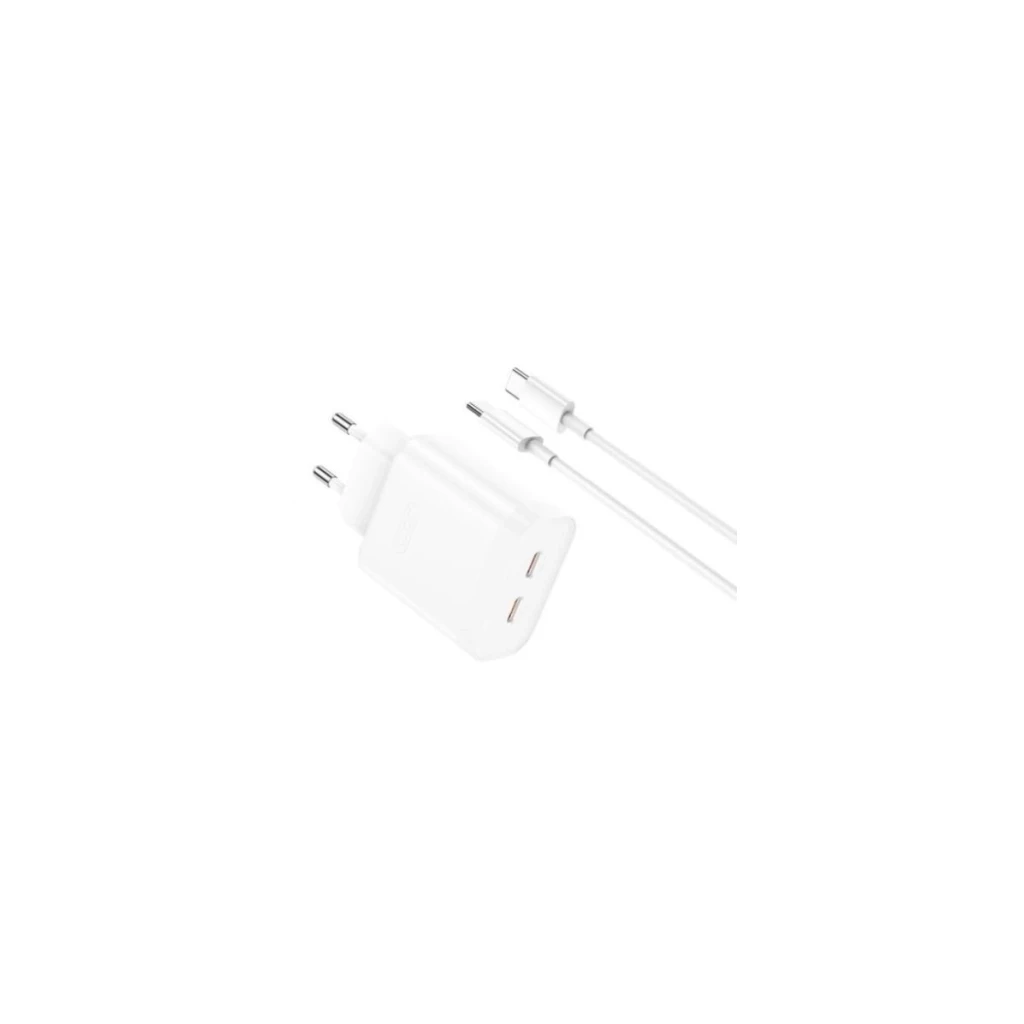 XO L105 35W Dual Type-C Fast Charger + Type-C cable - image 1