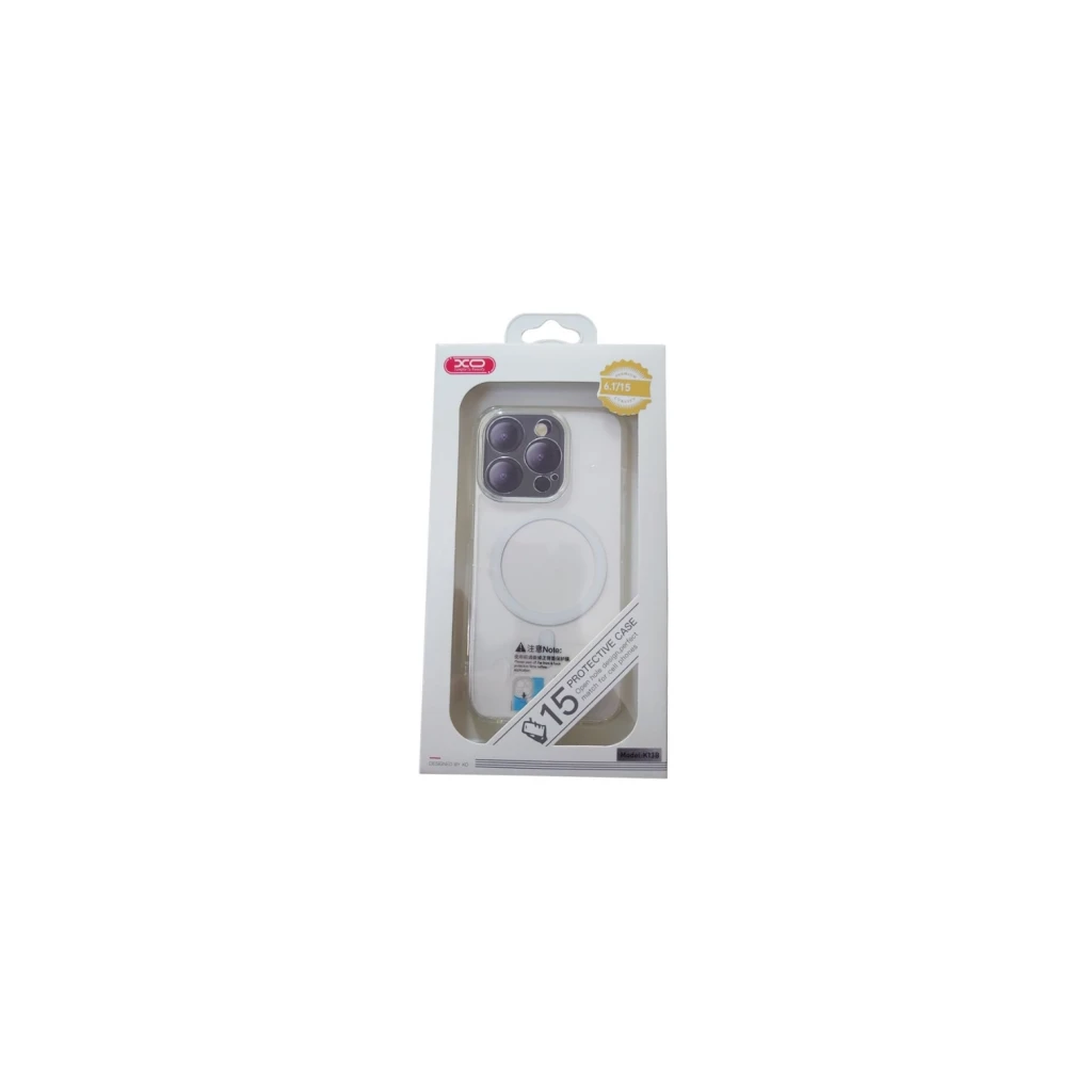 XO Prozirna TPU+ABS maskica iPhone 15 sa magnetom - image 1