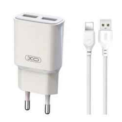 XO L92C  Dual 2.4A Charger + Lightning cable - thumbnail 1