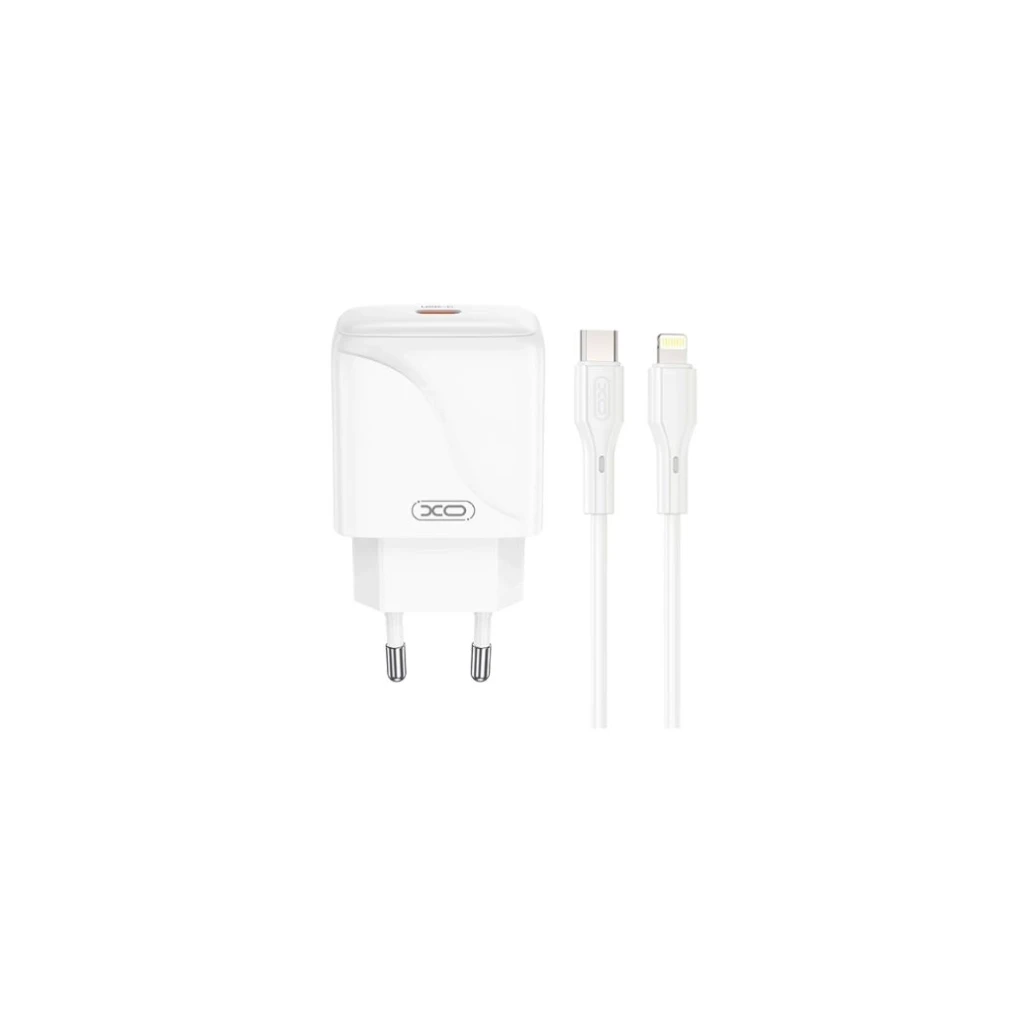 XO L141 20W Type-C Fast Charger + Lightning cable - image 1