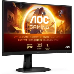 AOC Gaming Monitor LED CQ27G4X 27 inča QHD zakrivljen, 180 Hz, 0,5 ms, FreeSync - thumbnail 1