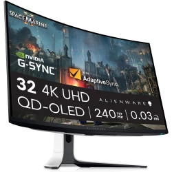 Alienware AW3225QF 32" 4K UHD Monitor - 240Hz, Anti-reflektivan, 1000 nita - thumbnail 2