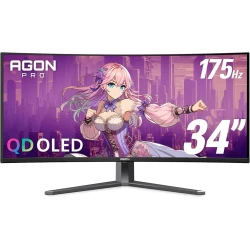 AOC AGON PRO AG346UCD 34" Zakrivljeni QD-OLED Monitor 3440x1440 175Hz 0.03ms Freesync - thumbnail 3