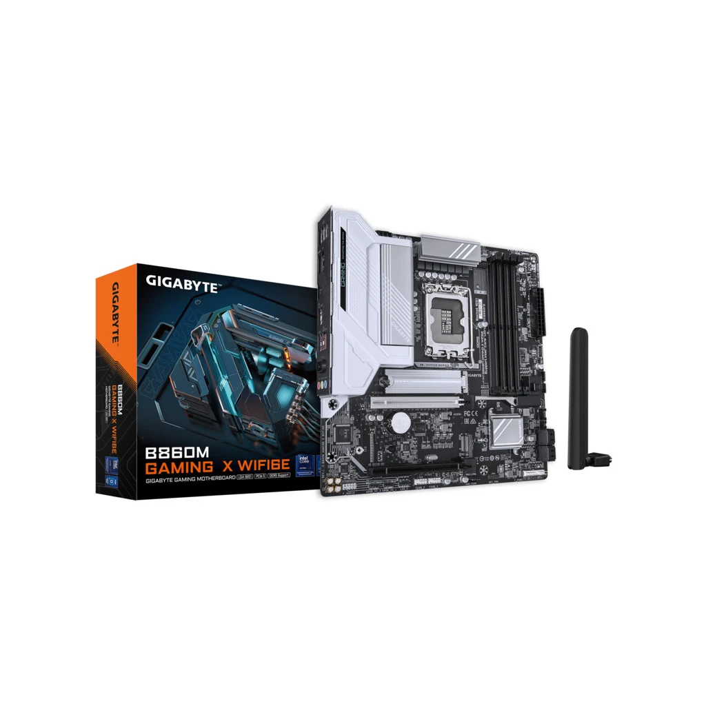Gigabyte MB B860M GamingX WifiLGA1851; 4xDDR5; 2xM.2; 4xSATA8xUSB; HDMI, DP; USB Type-C, mATX; - image 1
