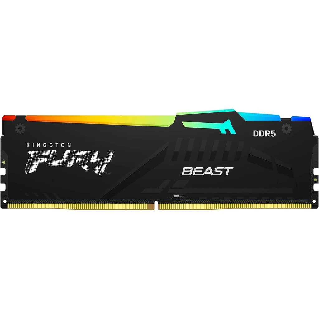Kingston 16GB 6000MHz DDR5 RGBFury Beast (1x16GB), CL30,XMP, 1RX8, 288-pin 16Gbit - image 1