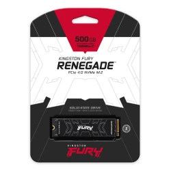 Kingston SSD 500GB NVMe M.2Fury Renegade, PCIe 4.0R/W : 7300/3900MB/s - thumbnail 1