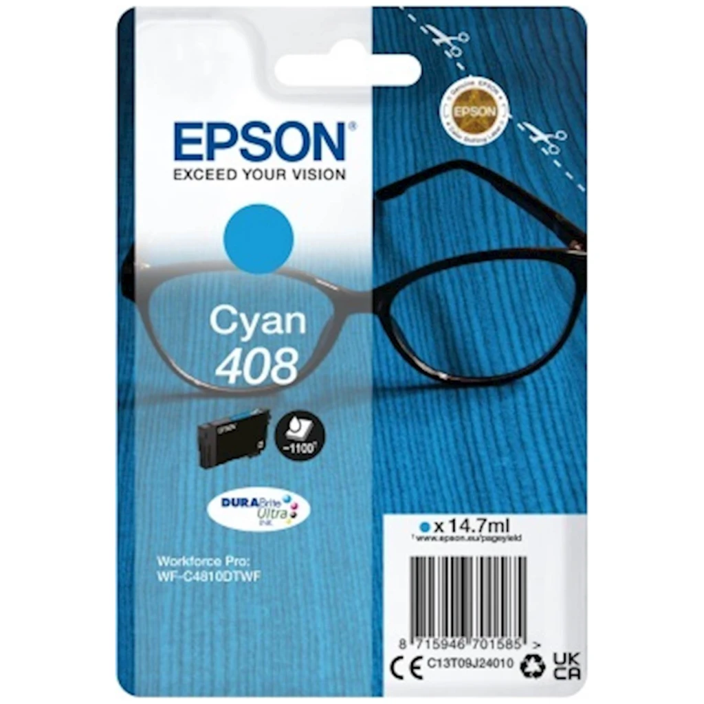 Tinta Epson DURABrite Ultra Spectacles 408/408L cy - image 1
