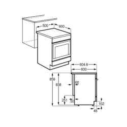 Štednjak Elelctrolux LKR500066W - thumbnail 4