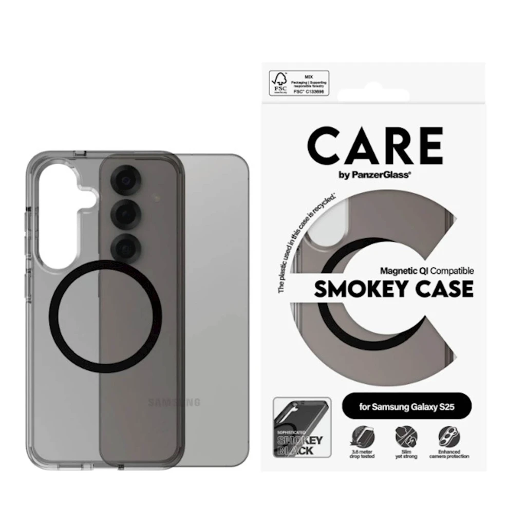 Zaštitni okvir Care S25 Smokey Black - image 1